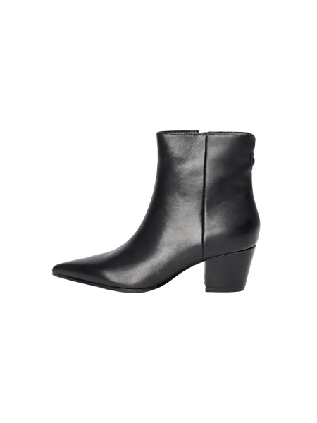 Guess cizme de piele HALISA negru