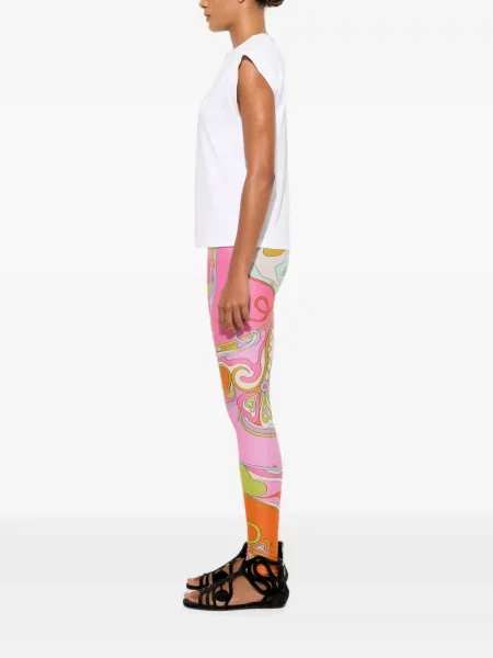 Leggings Pucci cu imagine roz