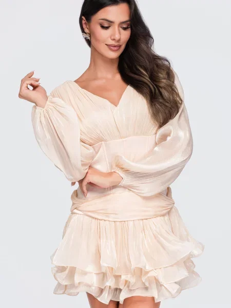 Rochie mini Edoti cu volane