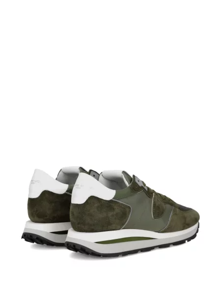 Sneakerși Philippe Model Paris din piele de căprioară verde