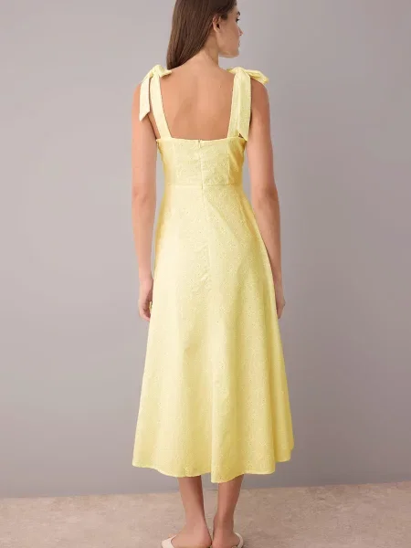 Trendyol Rochie de seară deschis galben