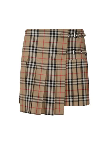 Spódnica Burberry wełniana beżowa