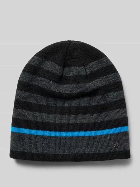 Czapka z detalem z logo Müller Headwear czarna