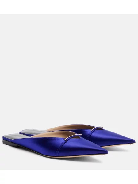 Satenaste mules Tom Ford modra