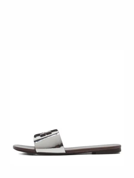 Sandale Tory Burch din piele fără toc