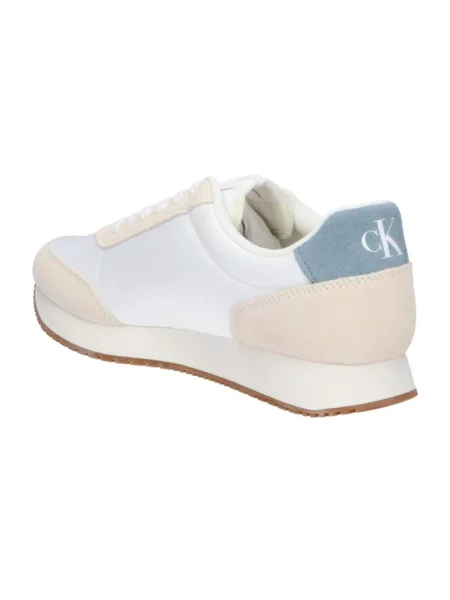 Trampki Calvin Klein zamszowe retro białe