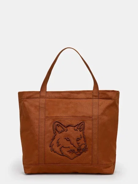 Сумка Maison Kitsune коричневая