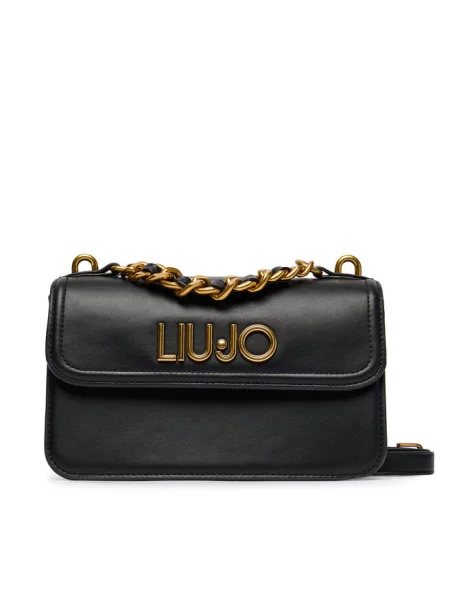 Torebka crossbody Liu Jo skórzana czarna