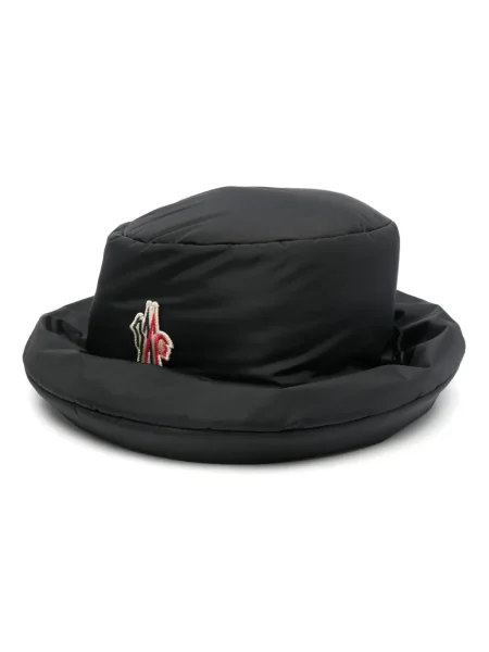 Kapelusz Moncler Grenoble ocieplany czarny