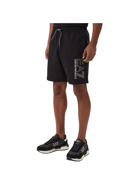 Bermudy Emporio Armani Ea7 černé