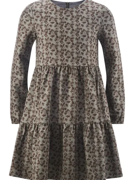 Happy girls Rochie kitt / maro / gri / kaki alb