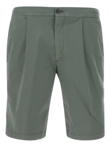 Pantaloni scurți Devore plisate verde