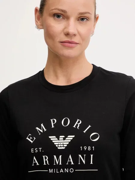 Лонгслив Emporio Armani Underwear черный