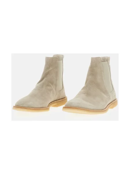 Sztyblety Common Projects skórzane szare