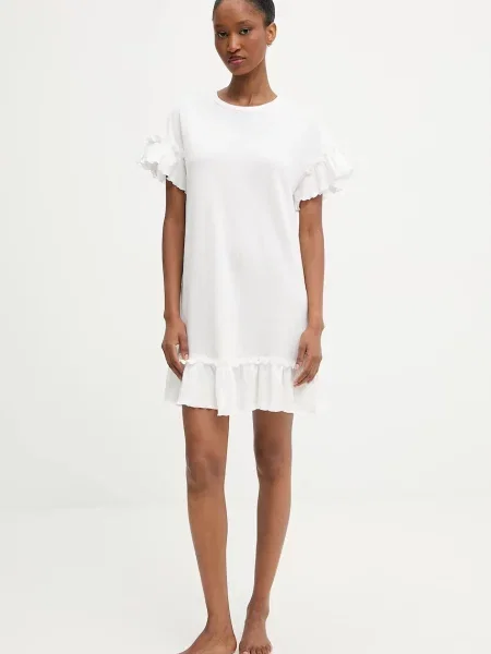 Нічна сорочка Answear.LAB з бежевий