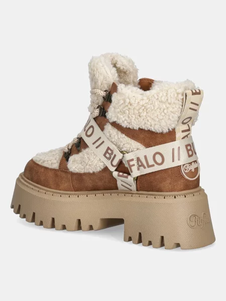 Pantofi Buffalo cu șireturi maro