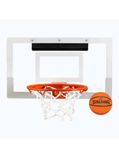 Zestaw do mini-koszykówki Spalding NBA Arena Slam biały