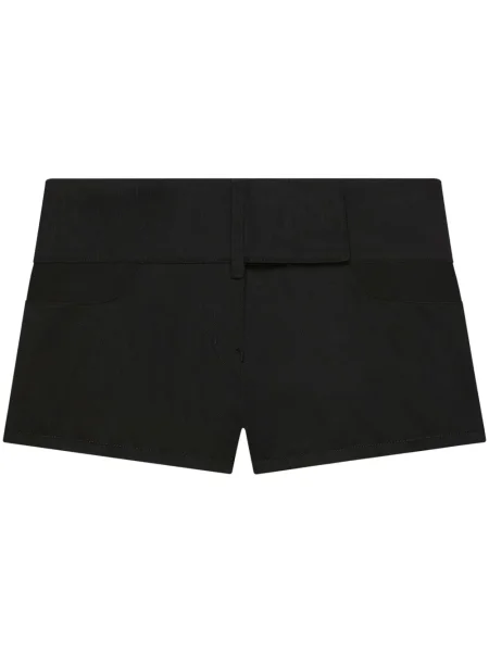 Pantaloni scurți Courreges negru