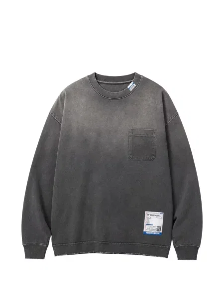 Lung tricou Maison Mihara Yasuhiro zdrențuiți negru