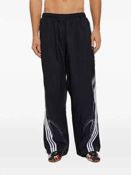 Pantaloni Adidas alergare maro