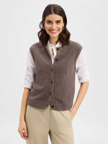 Marc O'Polo Kamizelka Kobiety M brązowy