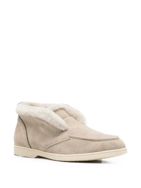 Pantofi loafer Doucal's din piele de căprioară