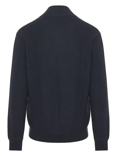 Polo Polo Ralph Lauren din fleece cu broderie albastru