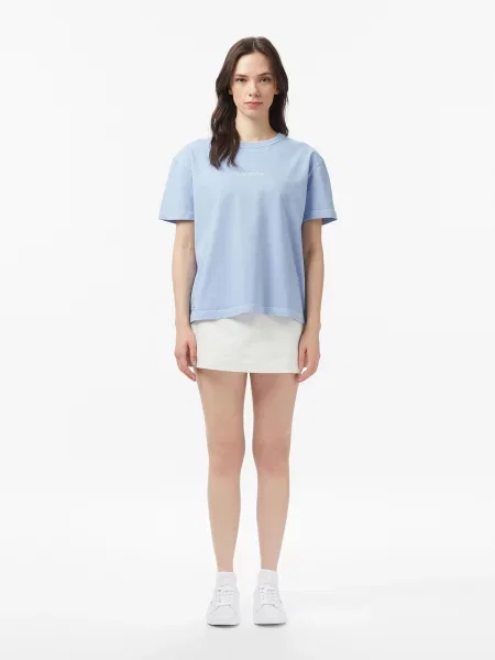 Футболка Lacoste голубая