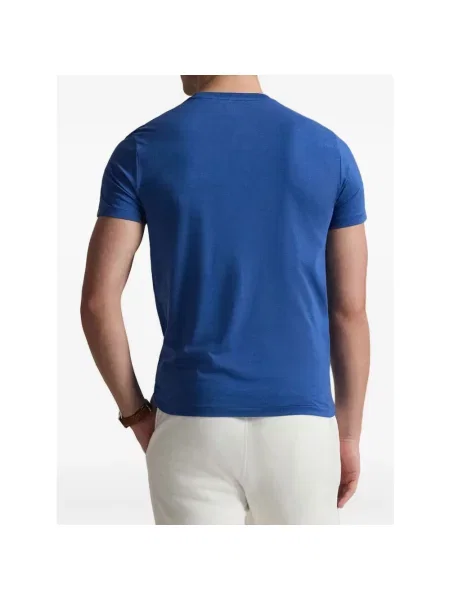 Polo Ralph Lauren Koszulka Mężczyźni jednolity S niebieski