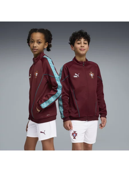 PUMA Młodzieżowa kurtka Portugalii KING Anthem Akcesoria czerwony