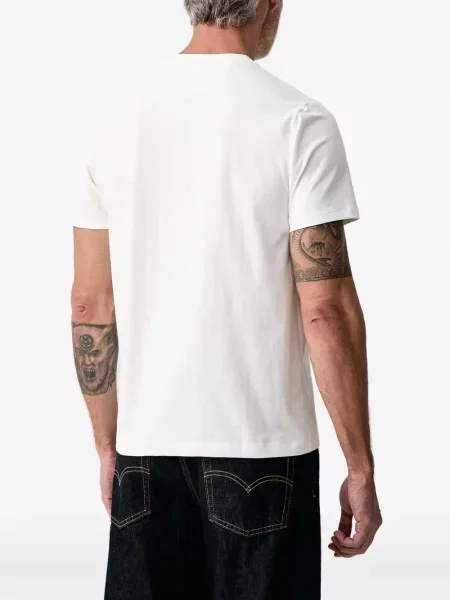 Tricou Hackett London cu broderie alb