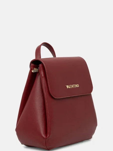 Однотонный маленький рюкзак Valentino Bags красный