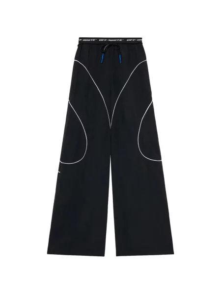 Pantaloni Off-white alb