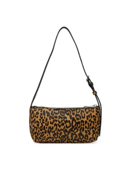 Tommy Jeans Kabelka Tjw Must Leopard Shoulder Bag Oranžová hnedá