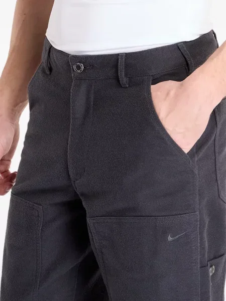 Decupat boxeri Nike cu autograf din fleece negru