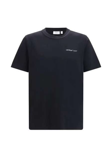 Scurt tricou Off-white cu imagine alb