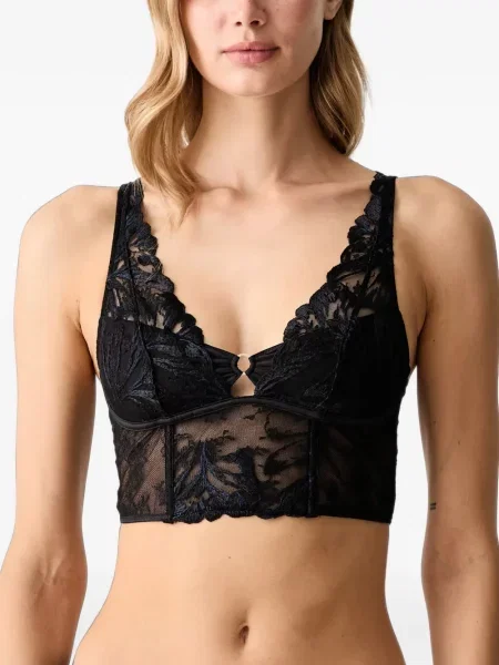 Sutien Chantelle cu broderie din dantelă negru