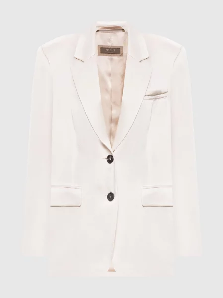 Жакет з ланцюжком моніль Peserico бежевий