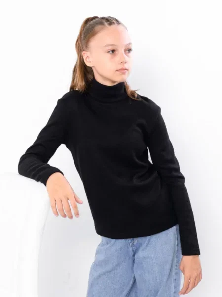 Дитячий Гольф Носи своє віскоза/нейлон чорний