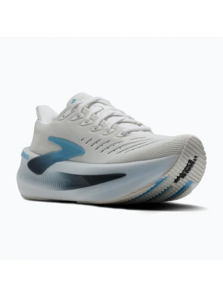 Férfi futócipő Brooks Glycerin Max 2 white/blue/spellbound. Méret: EU fehér