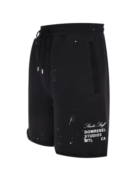 Шорти Domrebel с принт черно