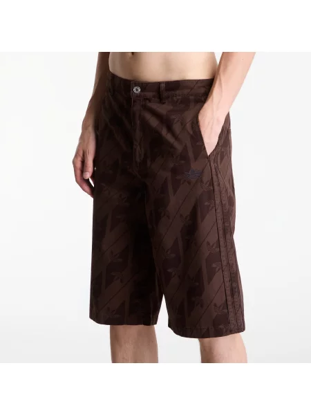 Σορτς adidas Monogram Jorts Aurora Coffee 32