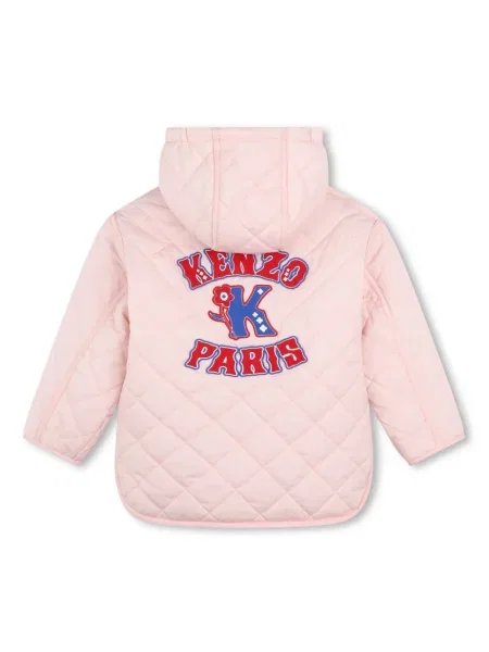 Kurtka dziecięca Kenzo różowa