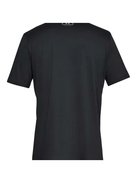 Under Armour Sportstyle Left Chest SS pánske tréningové tričko čierne