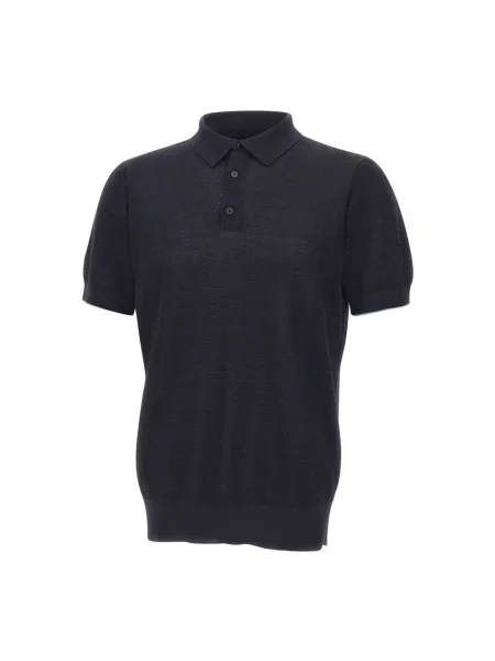 Koszulka polo Boss niebieska
