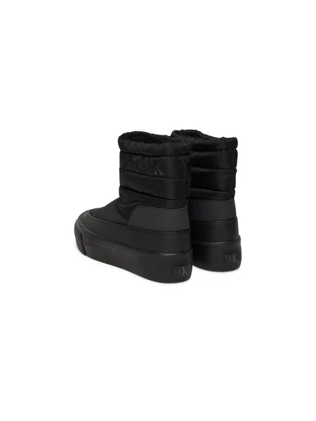 Sneakersy Calvin Klein Vulc Flatf Snowboot Mix Mg čierna