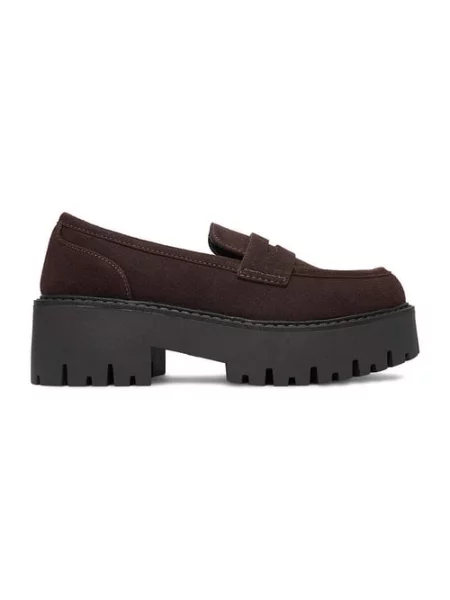 Loafersy brązowe