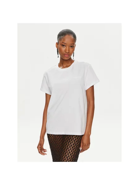 Patrizia Pepe T-shirt Regular Fit bijela