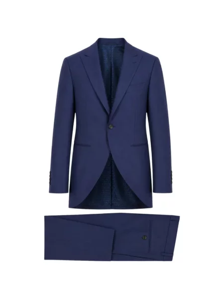 Costum Ramon Sanjurjo cu rever albastru