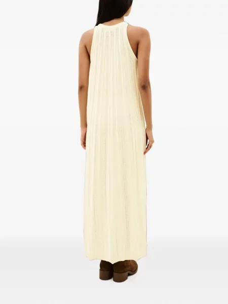 Rochie midi Ba&sh fără mâneci tricotate